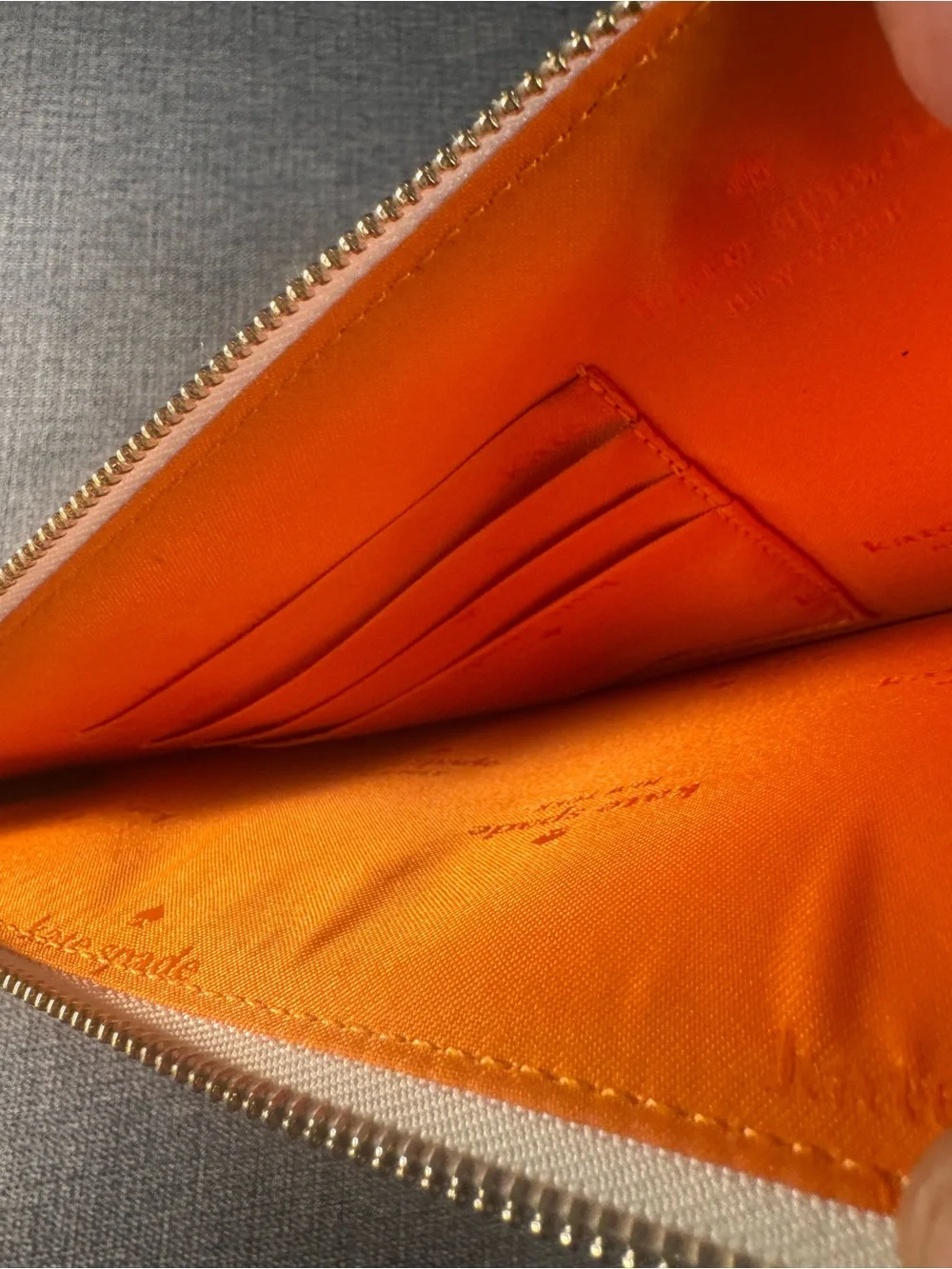 Kate Spade New York Orange Slice Print Wristlet Pouch